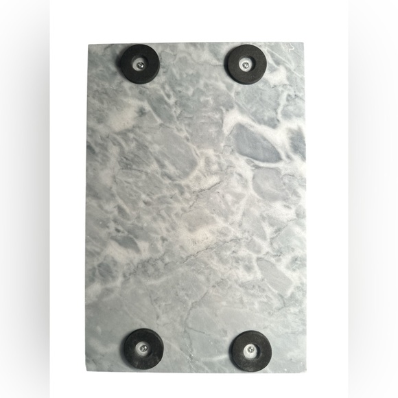 Elegant Faux Marble Bath Tray with Gold Handles NWOT - Picture 2 of 5